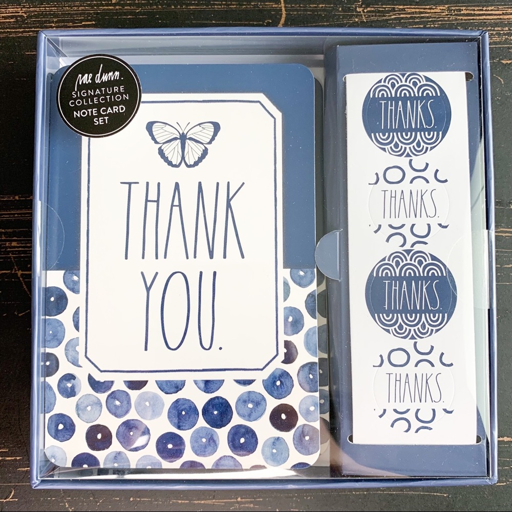 Rae Dunn Note Card Set